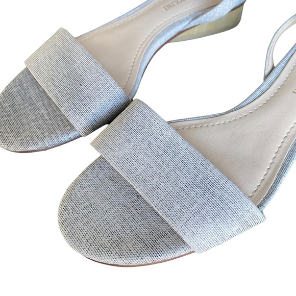 Enzo Angiolini NWT Grey Strappy Sandals 6.5 - Picture 5 of 12